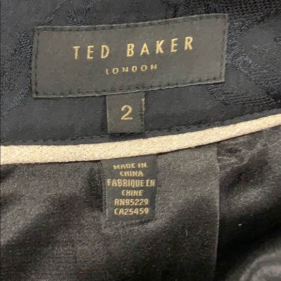 Ted Baker metallic snake print skirt - Picture 6 of 9